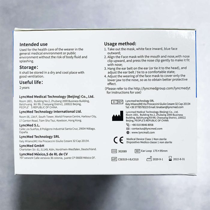 Disposable Surgical 3-ply Face Mask